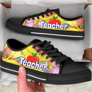 Teacher Art Paper Cut Out Low Top Shoes Low Top Designer Shoes Low Top Sneakers 2 rlzlcy.jpg