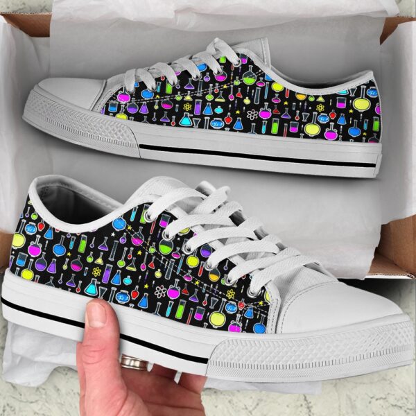 Teacher Chemistry Pattern Low Top Shoes, Low Top Designer Shoes, Low Top Sneakers