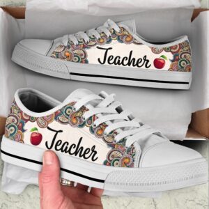 Teacher Paisley Low Top Shoes, Low Top…