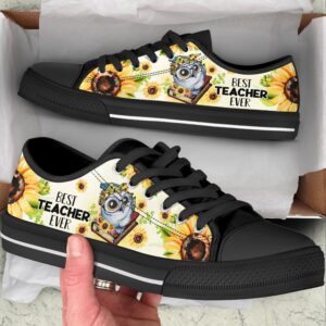 Teacher Shoes Sunflower Owl Low Top Shoes Low Tops Low Top Sneakers 2 qd7hym.jpg
