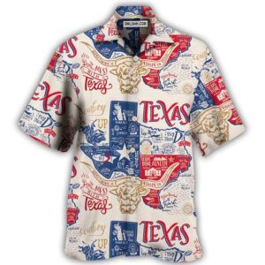 Texas Don’t Mess With Texas Hawaiian Shirt,…