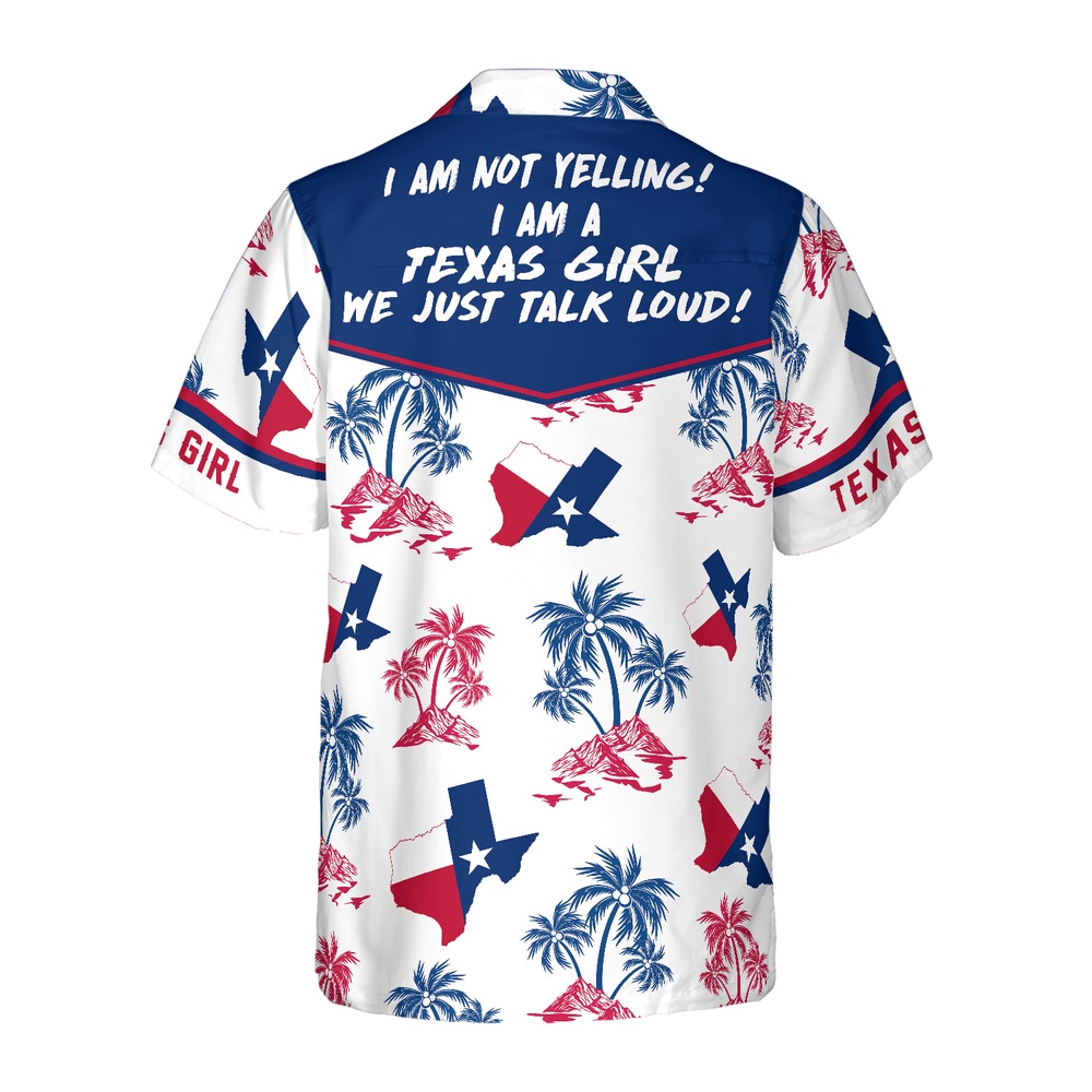 Texas Flag And Palm Tree Pattern Texas Girl Shirt, Texas Hawaii Shirt, Texas Shirt