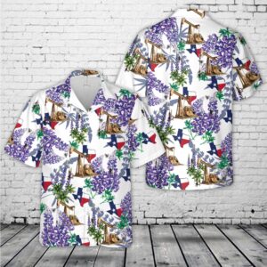Texas Oil Pipeline Pumpjack Hawaiian Shirt, Texas…