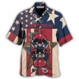 Texas Peace Life Skull Style Hawaiian Shirt,…