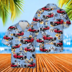Texas Pilot Point Fire Rescue Hawaiian Shirt,…