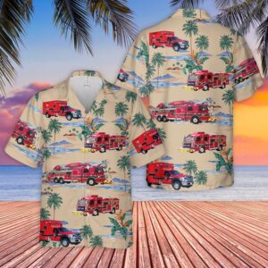 Texas Plano Fire Rescue Hawaiian Shirt, Texas…