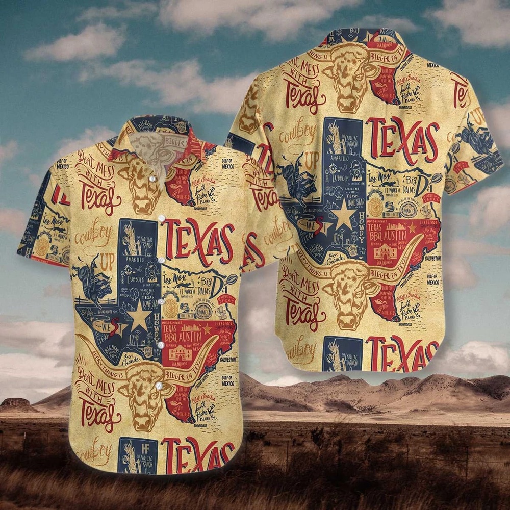 Texas Proud Hawaiian Shirt, Texas Hawaii Shirt, Texas Shirt