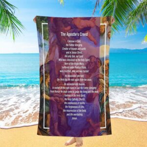 The Apostle’s Creed Beach Towel, Jesus Christ…