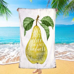 The Fruit Of The Spirit Beach Towel,…