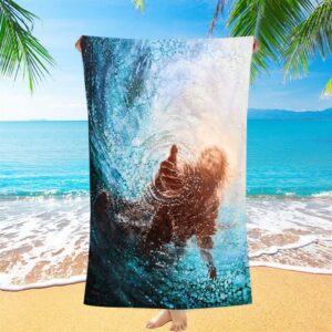 The Hand Of God Beach Towel Pictures,…
