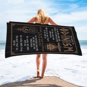 The Heart Of Odinism Beach Towel Christian Beach Towel Beach Towel 2 gchqzi.jpg