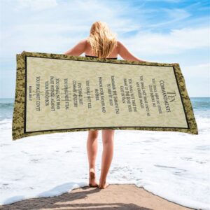 The Ten Commandments Beach Towel Girls Beach Towel Kids Bedroom Decor Kids Beach Towel Christian Beach Towel 2 t08iva.jpg