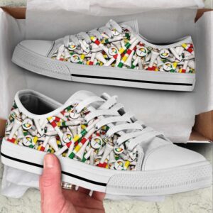 Trendy Golf Tee Low Top Shoes Canvas…