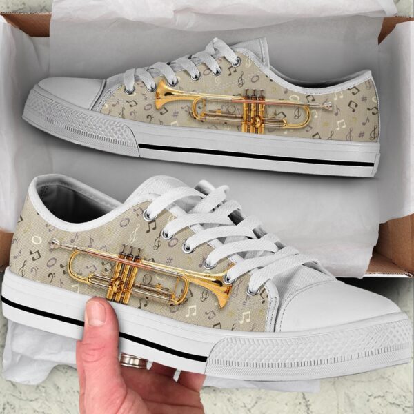 Trumpet Classic Low Top Music Shoes, Low Top Designer Shoes, Low Top Sneakers