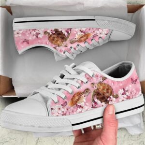 Turtle Cherry Blossom Low Top Shoes, Low…