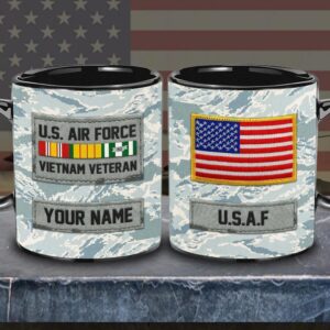 US Air Force Vietnam Veteran Mug, Us Air Force Mug, Veteran Coffee Mugs, Military Mug