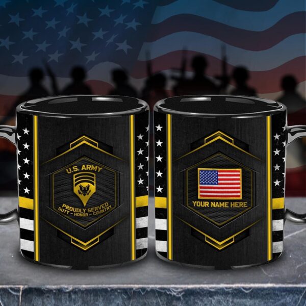 US Army Military Mug, Us Army Coffee Mug, Veteran Coffee Mugs, Military Mug