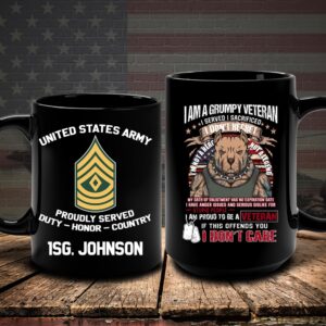 US Army Mug Custom Your Name And Rank I Am Grumpy Veteran Army Mug Us Army Coffee Mug Veteran Coffee Mugs Military Mug 2 knc3mu.jpg