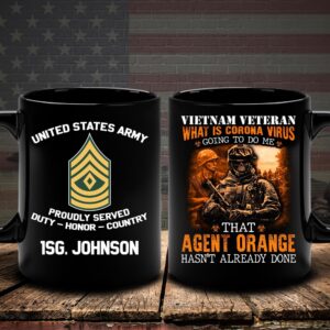 US Army Mug Vietnam Veteran Agent Orange…