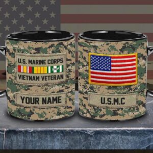 US Marine Corps Vietnam Veteran Mug, Military…