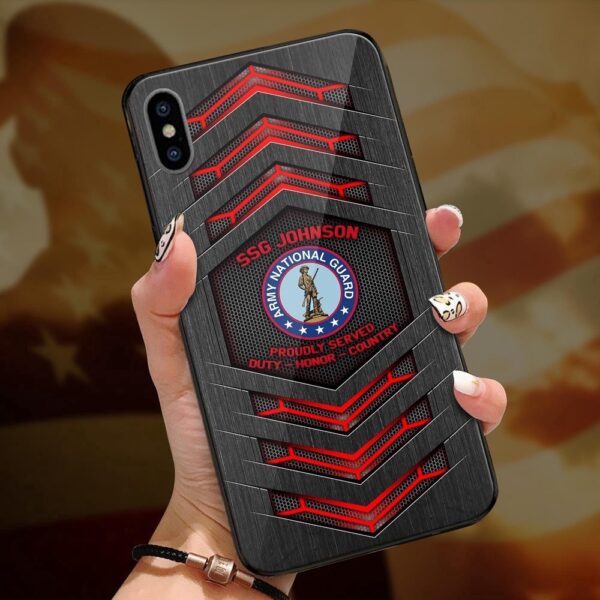 US National Guard US Military Us Veteran Custom Phone Case All Over Printed, Veteran Phone Case, Military Phone Cases
