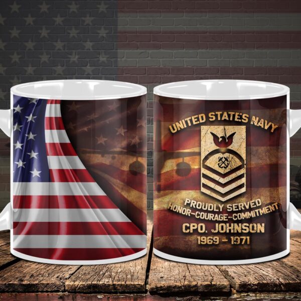 US Navy Military Proudly Served Military Mug, Us Navy Coffee Mug, Veteran Coffee Mugs, Military Mug