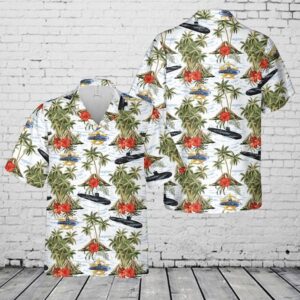US Navy USS Texas (SSN-775) Hawaiian Shirt,…