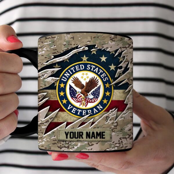 US Veteran US Military Mug Custom Mug, Veteran Coffee Mugs, Military Mug