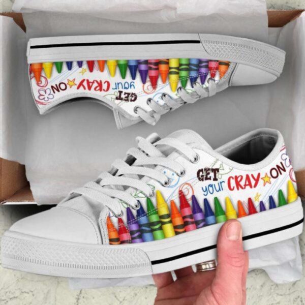 Unleash Your Creativity with Cray On Low Top Shoes, Low Top Designer Shoes, Low Top Sneakers
