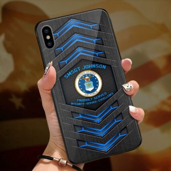 Us Air Force US Military Us Veteran Custom Phone Case All Over Printed, Military Phone Cases, Air Force Phone Case
