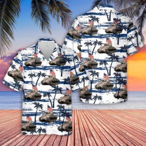 Us Army M4A3(76)W Hvss Hawaiian Shirt, 4th…