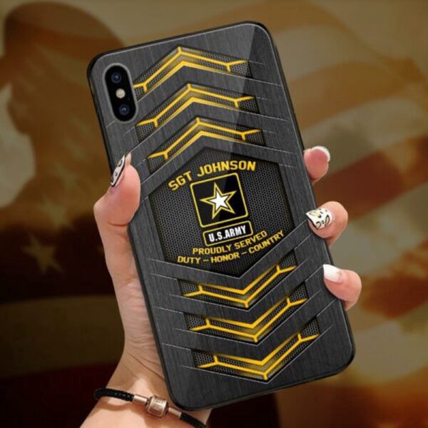 Us Army US Military Us Veteran Custom Phone Case All Over Printed, Military Phone Cases, Army Phone Case