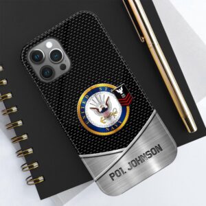Us Navy Phone Case Personalized Your Name…