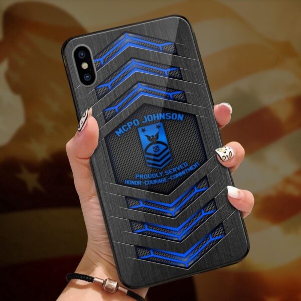 Us Navy US Military Ranks US Veteran Custom Phone Case All Over Printed, Military Phone Cases, Navy Phone Case