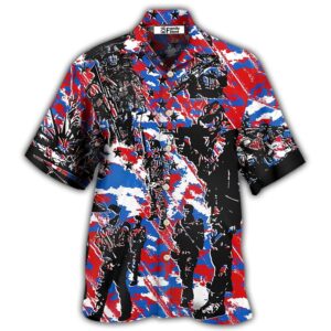 Veteran Independence Day Camo Pattern, Hawaiian Shirt,…