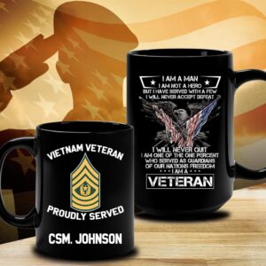 Vietnam Veteran Mug I Am A Man I Am Not A Hero Veteran Coffee Mugs Military Mug 3 wxi6eo.jpg
