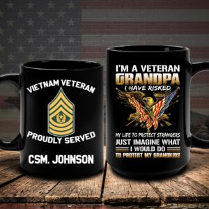 Vietnam Veteran Mug I Am A Veteran Grandpa I Have Risked Veteran Coffee Mugs Military Mug 2 shxb6q.jpg