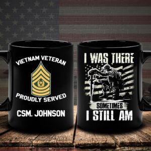 Vietnam Veteran Mug I Was There Sometimes…