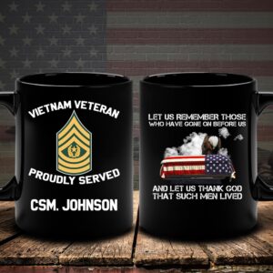Vietnam Veteran Mug Let Us Remember Those…