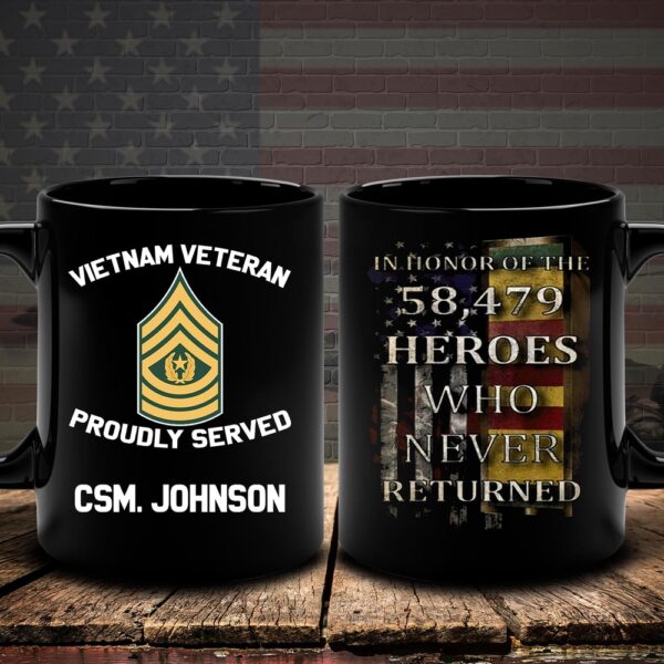 Vietnam Veteran Mug The Cowards Went To Canada, Veteran Coffee Mugs, Military Mug