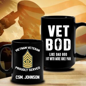 Vietnam Veteran Mug Vet Bod Like Dad Bod But With More Knee Pain Veteran Coffee Mugs Military Mug 3 me7jwj.jpg