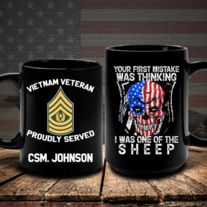 Vietnam Veteran Mug Your First Mistake Was Thinking Veteran Coffee Mugs Military Mug 2 p58fmv.jpg
