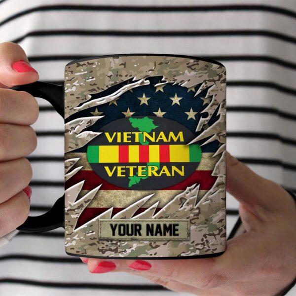 Vietnam Veteran US Military Mug Custom Mug, Veteran Coffee Mugs, Military Mug