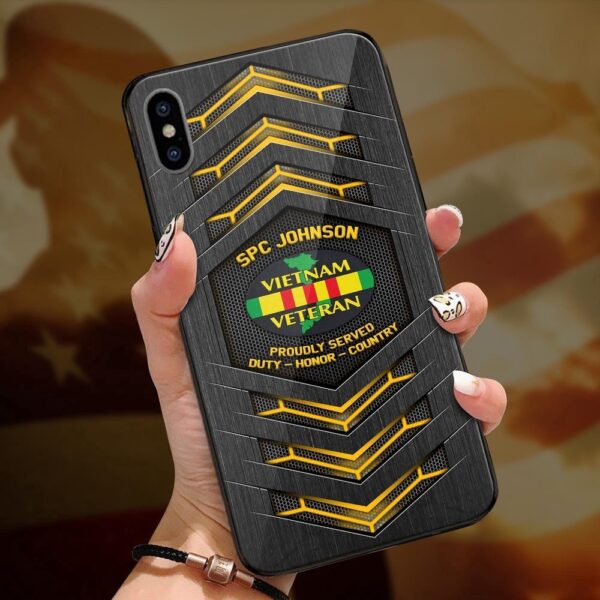Vietnam Veteran US Military Us Veteran Custom Phone Case All Over Printed, Veteran Phone Case, Military Phone Cases