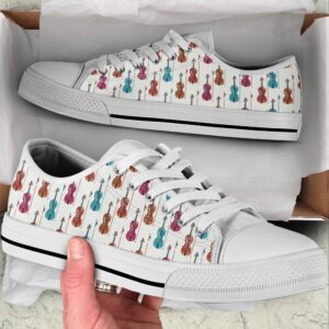 Violin Color Pattern Low Top Music Shoes Low Top Designer Shoes Low Top Sneakers 1 aycq8e.jpg