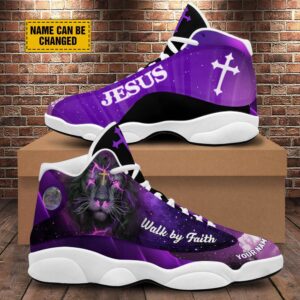 Walk By Faith Jesus Galaxy Basketball Shoes,…