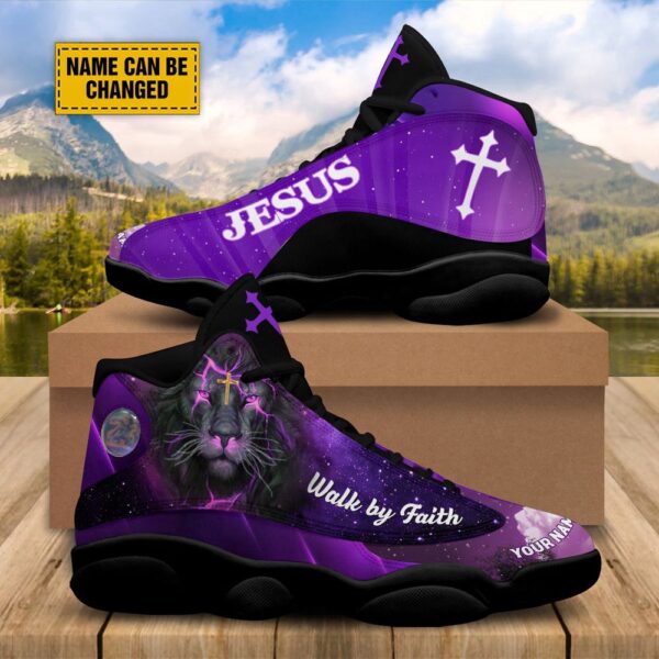 Walk By Faith Jesus Galaxy Basketball Shoes, Christian Basketball Shoes, Basketball Shoes 2024