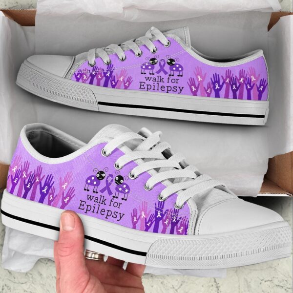 Walk For Epilepsy Shoes Low Top Shoes, Low Top Designer Shoes, Low Top Sneakers