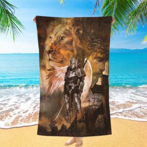 Warrior Jesus Lion Of Judah Cross Beach…