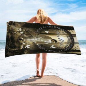 Way Maker Jesus Lambs Beach Towel Pictures Christian Beach Towel Beach Towel 2 ydbhod.jpg